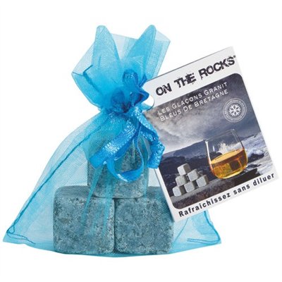 ON THE ROCKS - Lot 3 glaçons Granit - Bleus de Bretagne