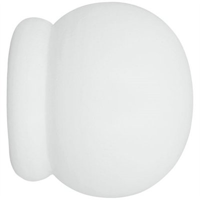 MOBOIS - embout bois anglais Ø28mm à visser laqué blanc x2