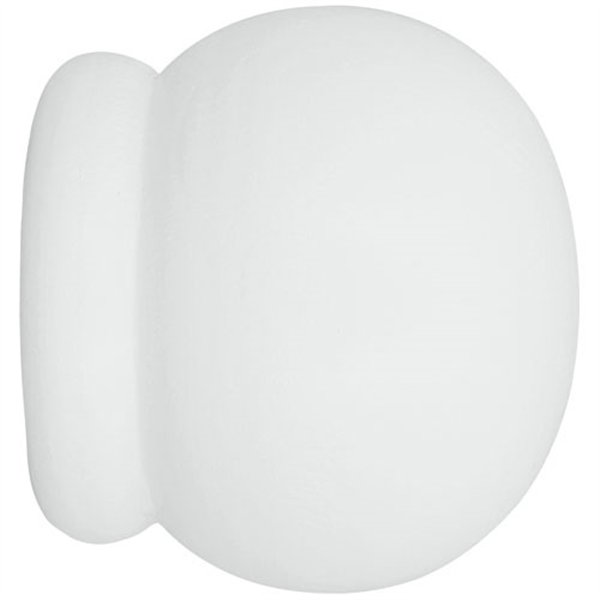 MOBOIS - embout bois anglais Ø28mm à visser laqué blanc x2