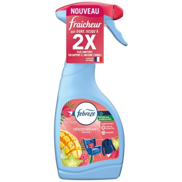 FEBREZE - Désodorisant vaporisateur Fébrèze fruits exotiques 500ml