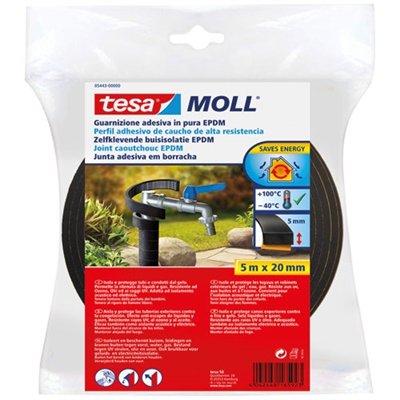 TESA - Calfeutrer joint d'étanchéité exterieur 5x20m marron