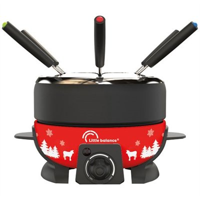 LITTLE BALANCE - Service à fondue 8 personnes Rouge - Happy Meuuuh - 8689