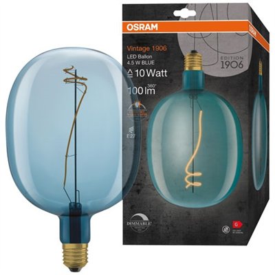 OSRAM - Ampoule LED Ballon Bleu - Vintage 1906