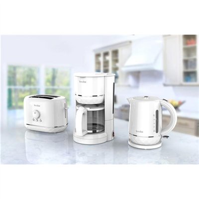 TERRAILLON - Cafetière filtre 10/15 tasses Blanche - Diamant - 15353