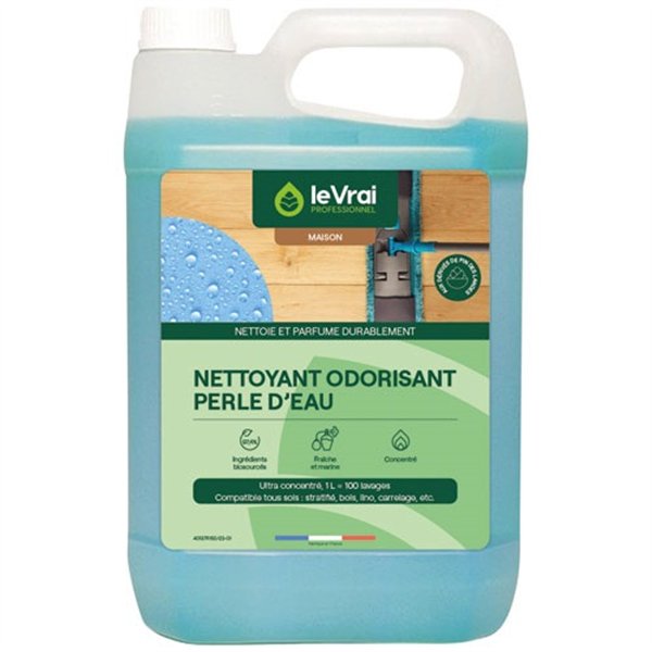 LE VRAI PRO MAISON - Nettoyant odorisant perle d'eau 5L