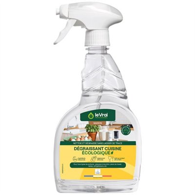 LE VRAI PRO MAISON - Dégraissant cuisine écologique 750 ml