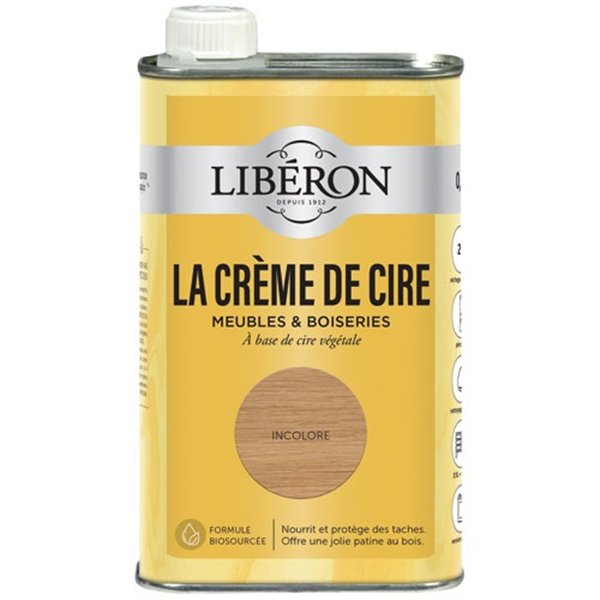 LIBERON - Crème de cire liquide incolore 0.5 l