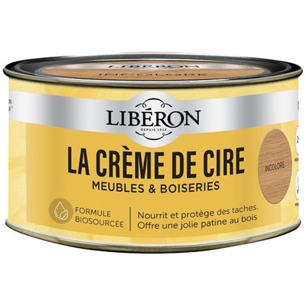 LIBERON - Crème de cire pâte incolore 0.25 l
