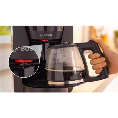BOSCH - Cafetière filtre 10/15 tasses Noir Mat - MyMoment - TKA2M113