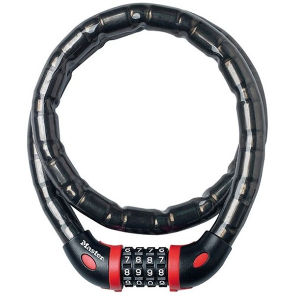 MASTER LOCK - Antivol cable articulé 1m x 18 mm à combinaison programmable
