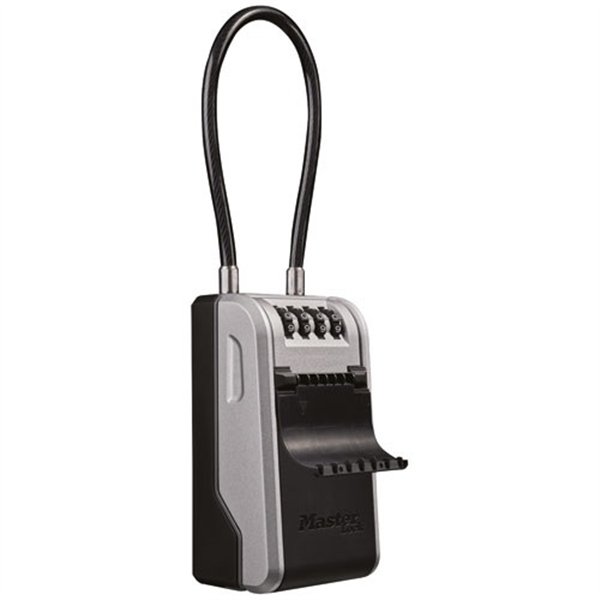 MASTER LOCK - Boite a clé amovible à anse flexible programmation 4 chiffres
