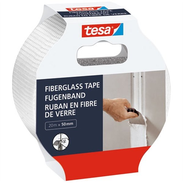 TESA - Ruban adhésif renforcé en fibre de verre 20m x 50mm