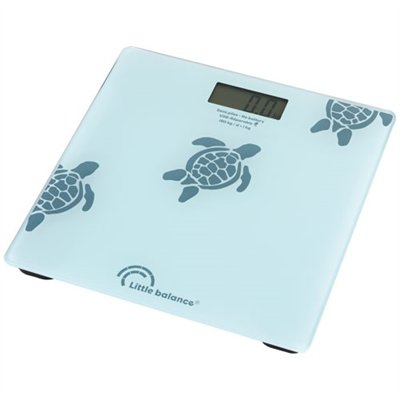 LITTLE BALANCE - Pèse-personne électronique Tortues Aqua - USB-R - 8730