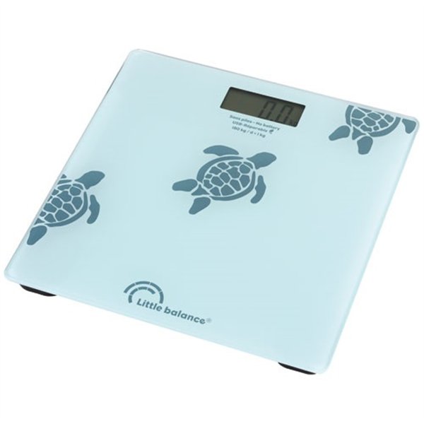 LITTLE BALANCE - Pèse-personne électronique Tortues Aqua - USB-R - 8730