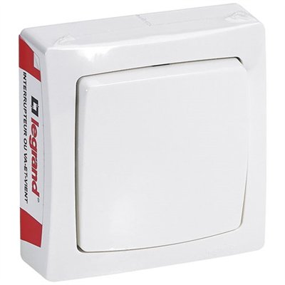 LEGRAND - Asl interrupteur V/VT blanc