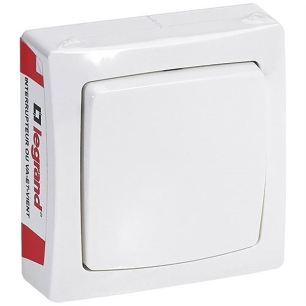 LEGRAND - Asl interrupteur V/VT blanc