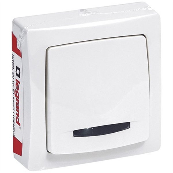 LEGRAND - Asl interrupteur simple avec voyant lumineux