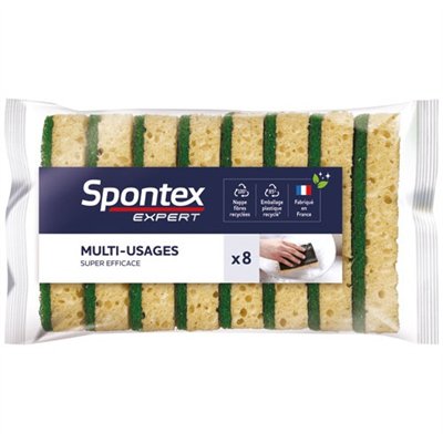 SPONTEX EXPERT - Eponge multiusages x 8
