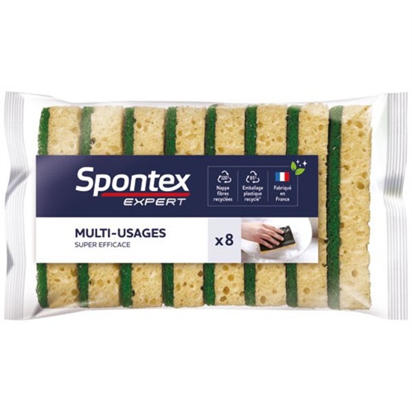 SPONTEX EXPERT - Eponge multiusages x 8