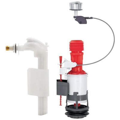 WIRQUIN - Ensemble wc complet avec robinet flotteur et chasse d'eau