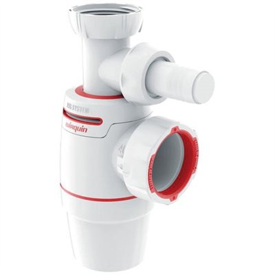 WIRQUIN - Siphon d'évier neo air avec prise machine à laver