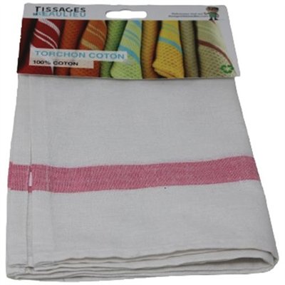 TISSAGES DE BEAULIEU - Torchon héritage coton sur carte