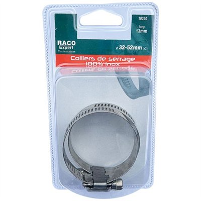 RACO EXPERT - Colliers inox x2 13mm 32/52mm sc