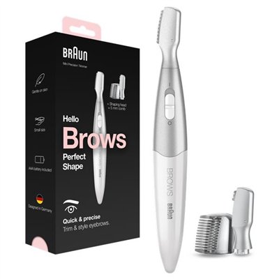 BRAUN - Mini-tondeuse de précision pour sourcils - FG1106