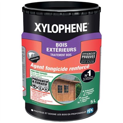 XYLOPHENE - Traitement bois extérieur 5 L sans propiconazole