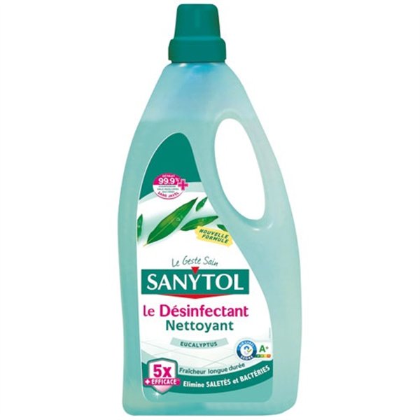 SANYTOL - Désinfectant nettoyant multi-surface eucalyptus 1 L