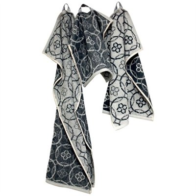 TISSAGES DE BEAULIEU - Lot torchons 3 tailles jacquard gris