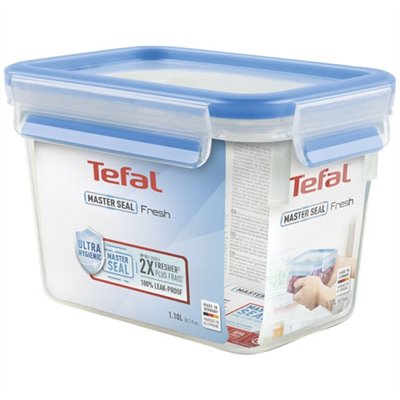 TEFAL - Boîte de conservation rectangulaire haute 1,2 L - Masterseal Fresh