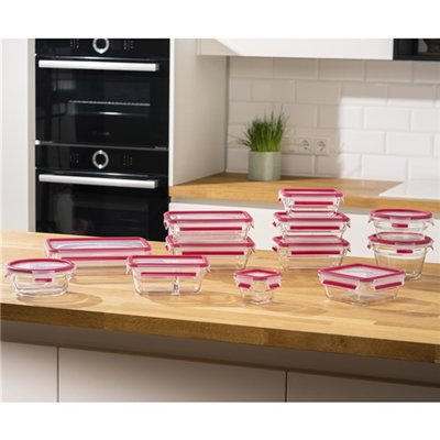TEFAL - Boîte de conservation rectangulaire 0,45 L - Masterseal Glass