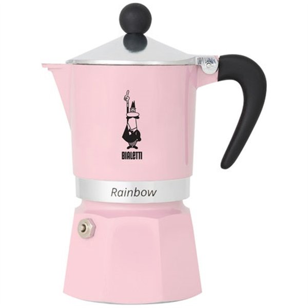BIALETTI - Cafetière italienne 6 tasses Rose Pastel - Rainbow
