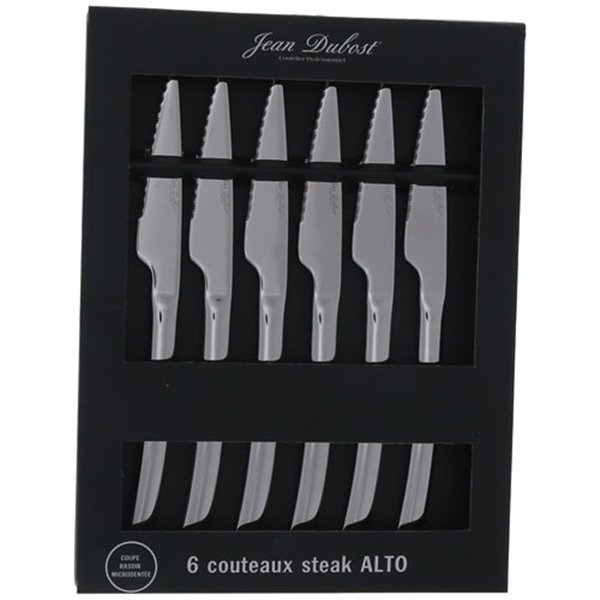 JEAN DUBOST - Coffret 6 couteaux à steak - Alto