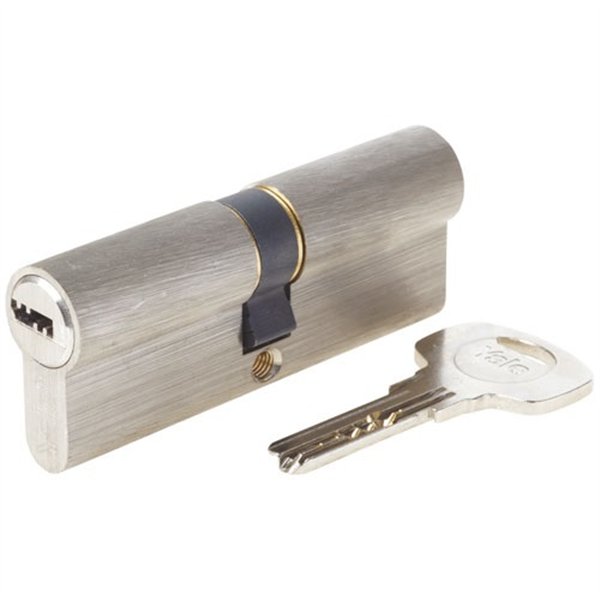 YALE - Cylindre débrayable 6 goupilles 4 clés+1 carte 40 x 40 mm