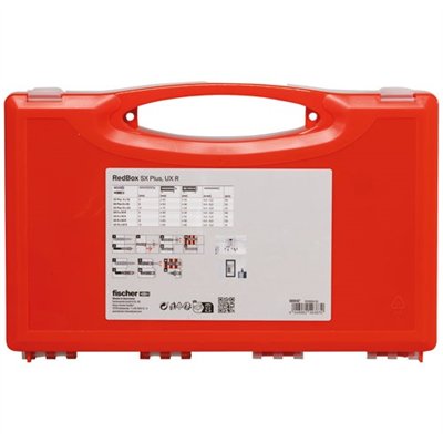 FISCHER - Coffret d'assortiment de 290 chevilles nylon