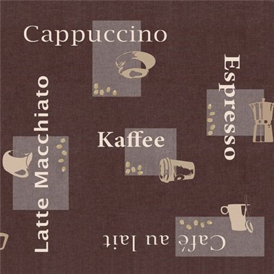 D-C-FIX - Nappe Manhattan cappuccino choco  ronde 150 cm