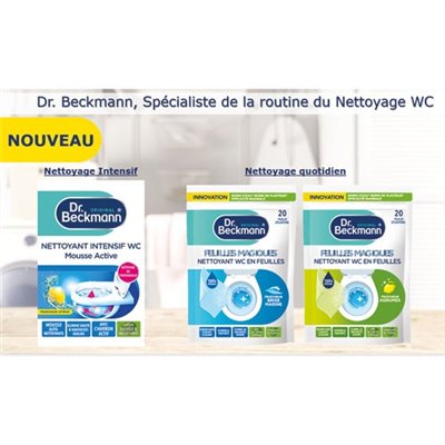 DR BECKMANN - Detartrant intensif wc mousse nettoyante 100 g X 3