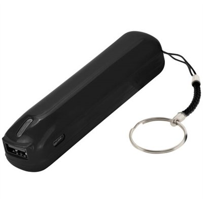 ZENITECH - Chargeur Powerbank de poche 2400 mAh noir