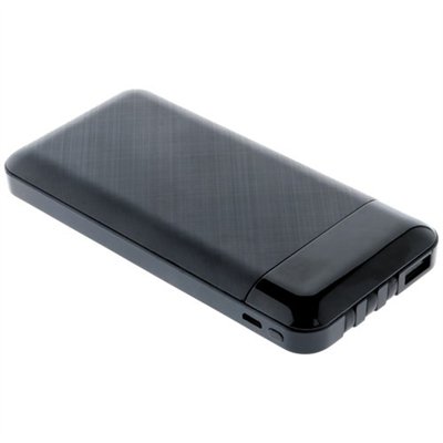 ZENITECH - Chargeur Powerbank compact 10000 mAh noir