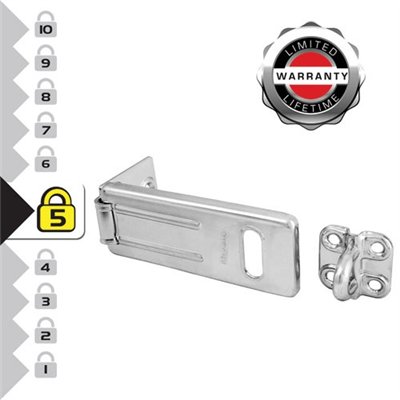 MASTER LOCK - Moraillon corps en acier trempé 8.9 cm