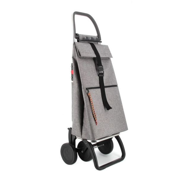 ROLSER - Poussette de Marché BIG TWEED 4 Pliante 4 Roues 44L
