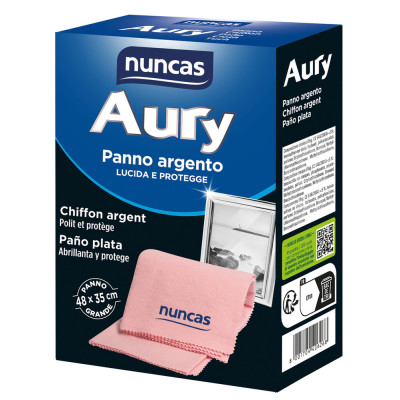 NUNCAS - Aury Chiffon Argent 48 x 35 cm