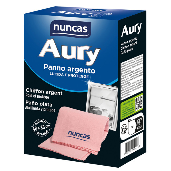 NUNCAS - Aury Chiffon Argent 48 x 35 cm