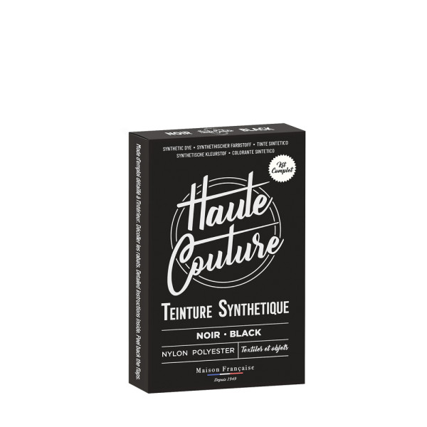 HAUTE COUTURE - Teinture Synthétique Textiles et Objets 55g Noir