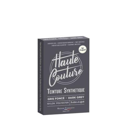 HAUTE COUTURE - Teinture Synthétique Textiles et Objets 55g Gris foncé