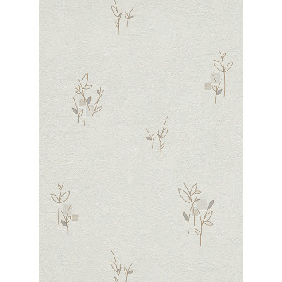 DECORAMA - 5839 - Vinyle Expansé sur Papier Motif Feuille Marron