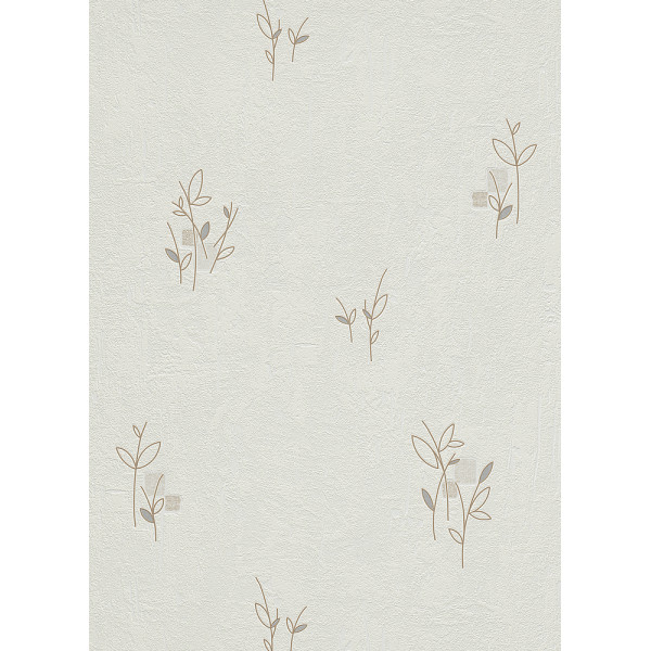 DECORAMA - 5839 - Vinyle Expansé sur Papier Motif Feuille Marron