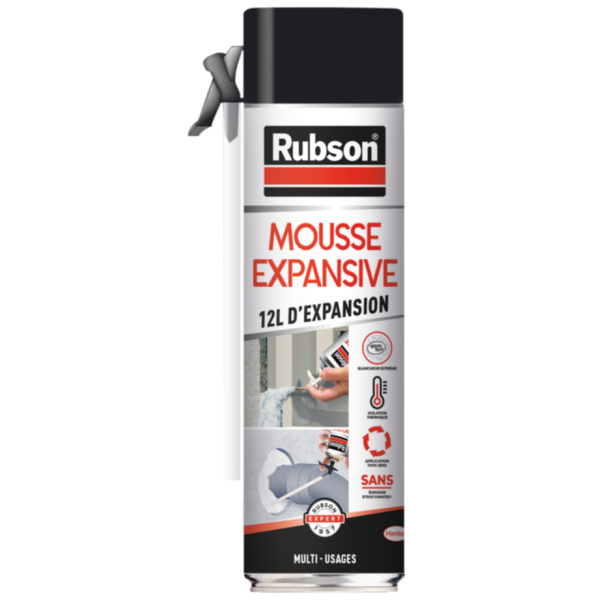 RUBSON - Mousse Multi-Usages 12L d'Expansion 300 ml